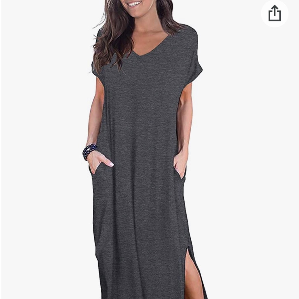 Grey maxi dress